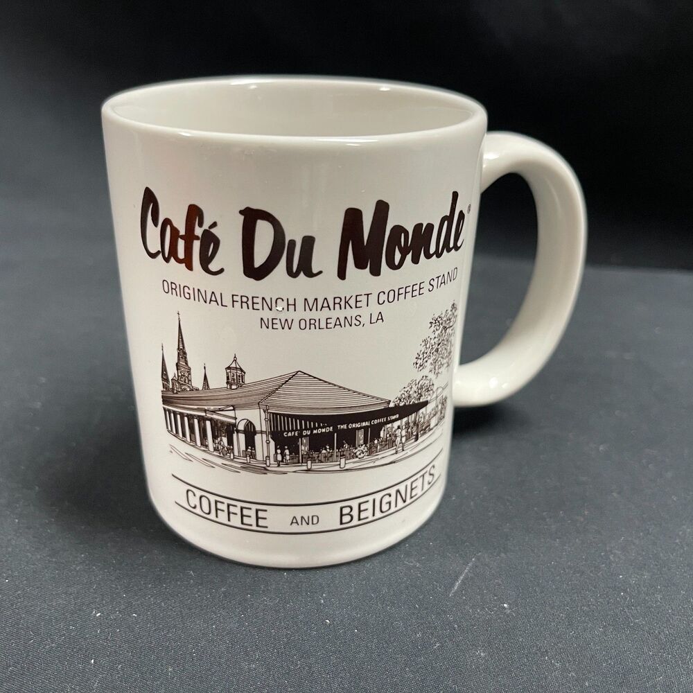 Cafe Du Monde Mug Coffee Tea Cup Beignets Original French Market